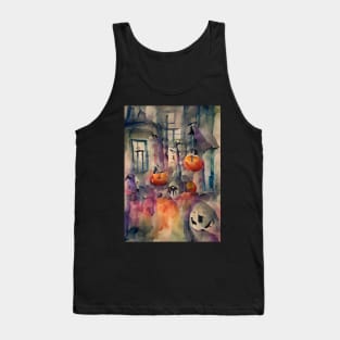 HALLOWEEN PUMPKIN PARTY IN SOUTH OF FRANCE Tank Top